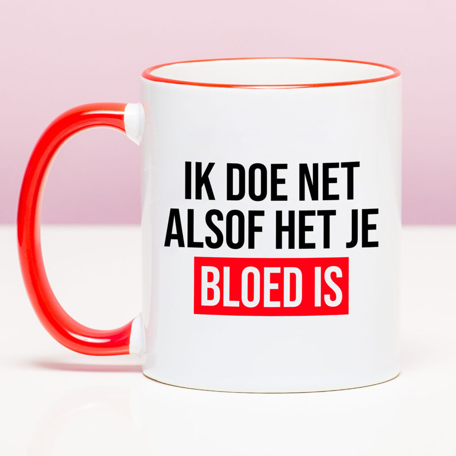 Mok Ik doe net alsof het je bloed is