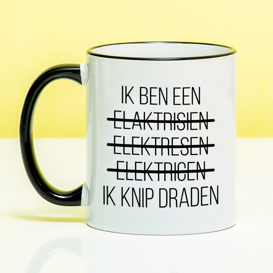 Mok Ik ben een elektricien