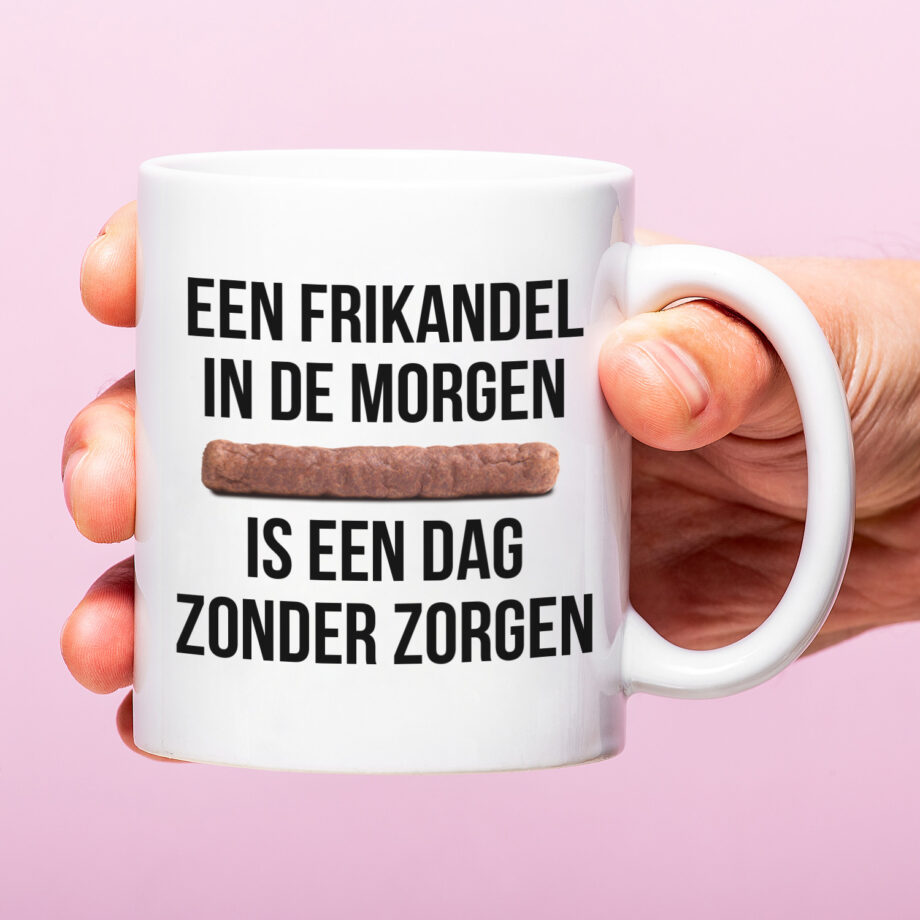 Mok Een frikandel in de morgen