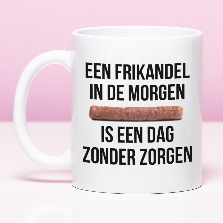 Mok Een frikandel in de morgen