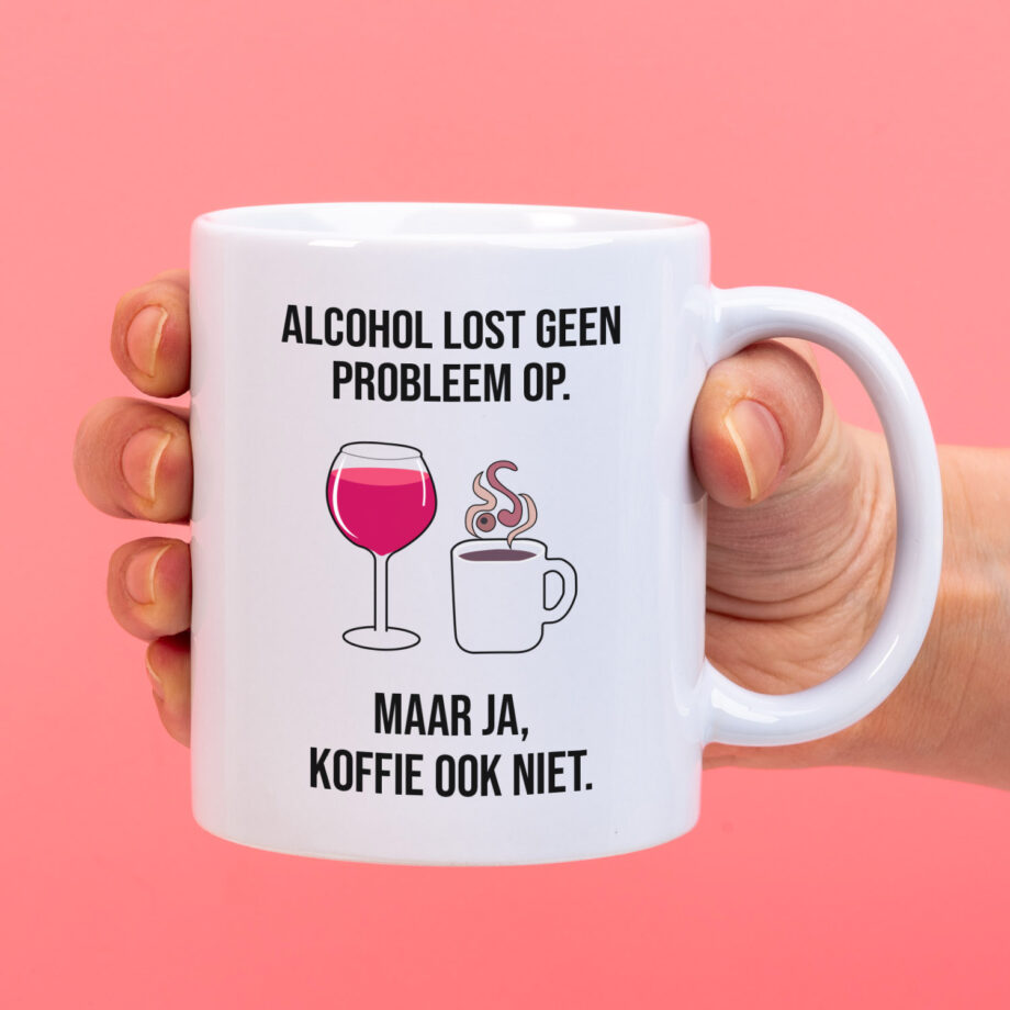 Mok Alcohol lost geen problemen op
