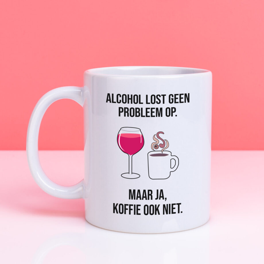 Mok Alcohol lost geen problemen op