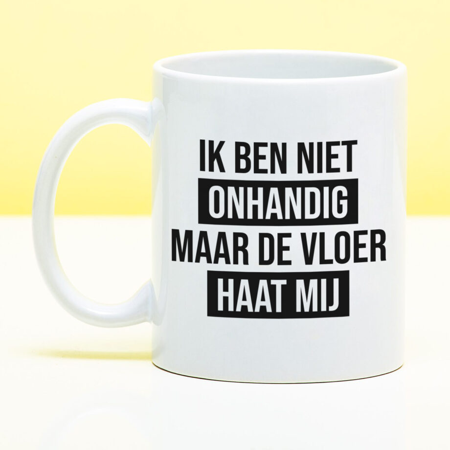 Mok Ik ben niet onhandig, maar de vloer haat mij