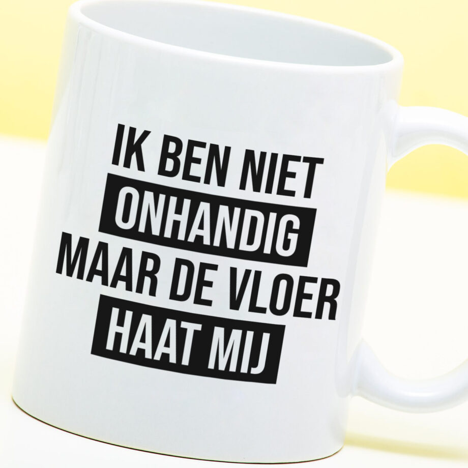 Mok Ik ben niet onhandig, maar de vloer haat mij