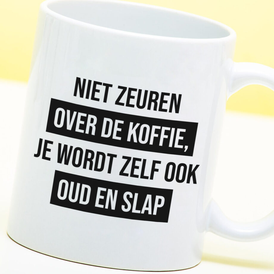 Mok Niet zeuren over de koffie