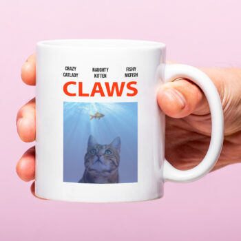 Mok met Tekst ‘’Claws’’ | Materiaal: Keramiek | 33 cl | Mok met Tekst | Koffie Mok | Grappige Cadeau |  Vaatwasser bestendig | Humor | Mok met grappige tekst